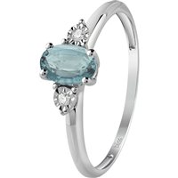 Anello Bliss Donna Stephanie in Oro bianco Acquamarina 20082850-13